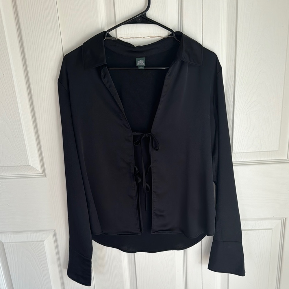 Wild Fable Black Button Down Shirt